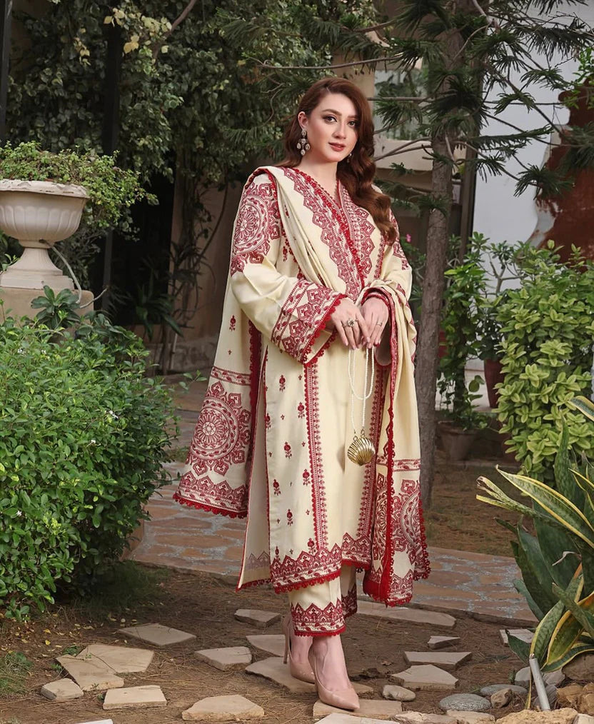 ALEESHA EMBROIDERY 3PC